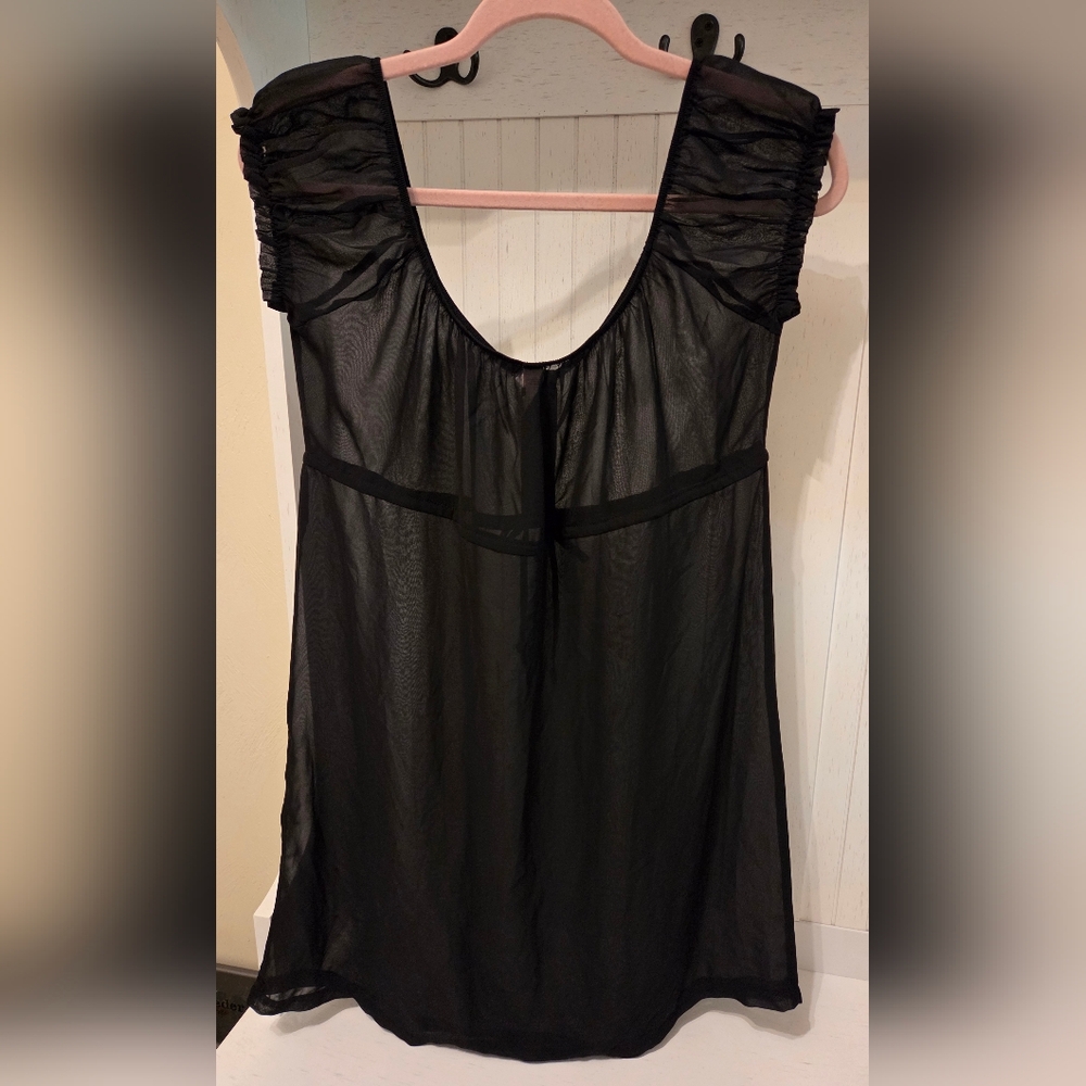 Victoria's Secret Black Chemise Size XS NWOT
